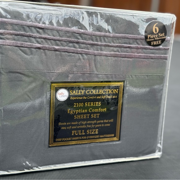 Full size bed sheets set, deep pocket,brand new,6PCS - Picture 3 of 5